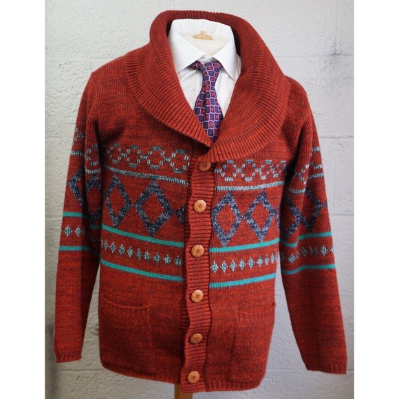 Orlon by CAMPUS カーディガン（L） Rare Vintage Orlon Campus Sweater Cardigan Size Medium